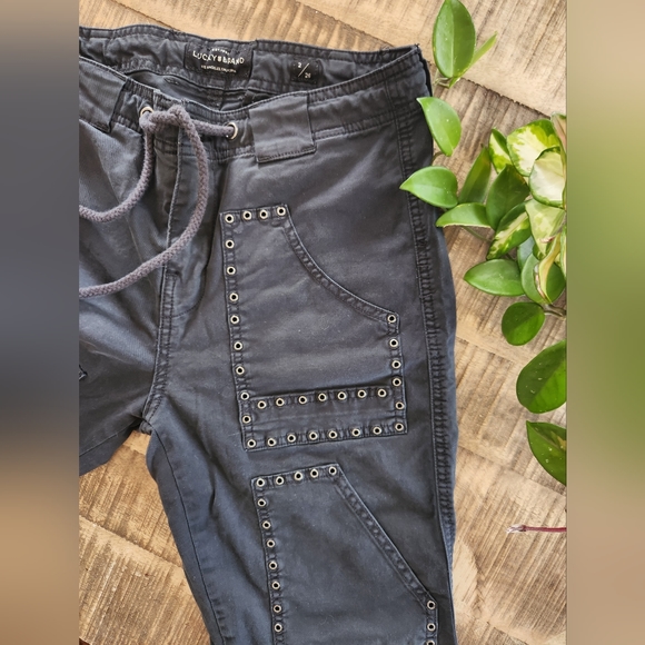 Lucky Brand Studded Cargo Crop Pant - Picture 11 of 12